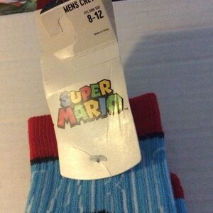 SUPER MARIO MEN'S CREW SOCKS
